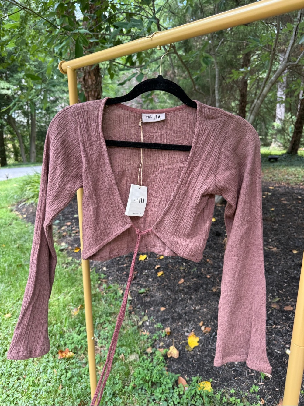 Studio Tia Cotton Tie Top